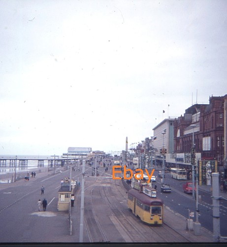 126 slide tram on blackpool - 126,