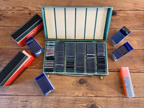 Vintage photographic slides - vintage,