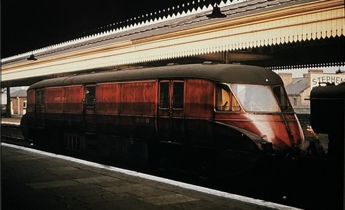 35mm slide gwr railcar no - slide, railcar.
