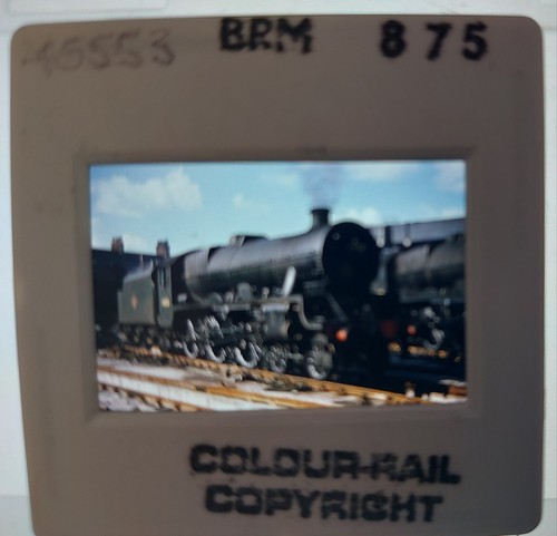 35mm slides steam loco - slides, br